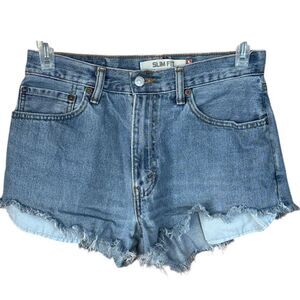 Women's Levi’s 512 Cutoff Shorts. Size 33 Festivals Summer Parties Beach
